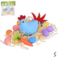 Декор великодній "Chiken" 8*7см Stenson R40463
