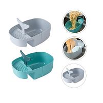 Друшляк на раковину для миття овочів/фруктів 21*13.5см Stenson WHW54991-2