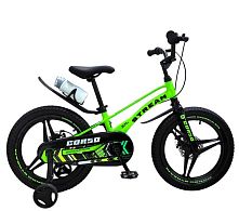 Велосипед дитячий двоколісний Corso SM-18693 «Stream» (колеса Ø18"/гума, рама: магній, допоміжні колеса, гальмо ручне, від 6 років)