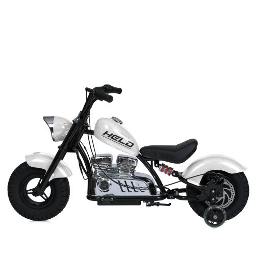 Електромотоцикл дитячий Bambi Racer M 6016AL-1(36V) (колеса: Ø12.6"/гума, акк. 2*18V/9Ah, мотор: 36V/350W, до 20 км/г, додаткові колеса, до 80 кг) фото 4
