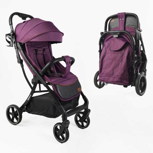 Коляска дитяча прогулянкова Joy Geneva GN-42285 рама алюмінієва, футкавер, підсклянник, телескопічна ручка