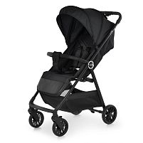 Коляска дитяча прогулянкова Bambi M 6317 Black (розкладена: 45,5*80*102 см, складена: 36*46,5*69 см, колеса: передні 6"/задні 6,7"/PU, до 22 кг)