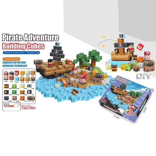 Магнітний конструктор FD 1688 A17 в коробці