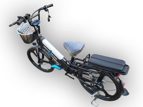 Електровелосипед Dominator PANTHER black (колеса: Ø24", акб: 48V/14Ah/Li-ion, мотор: 500W, пробіг на одному заряді до 45 км, до 35 км/г, чорний) фото 4