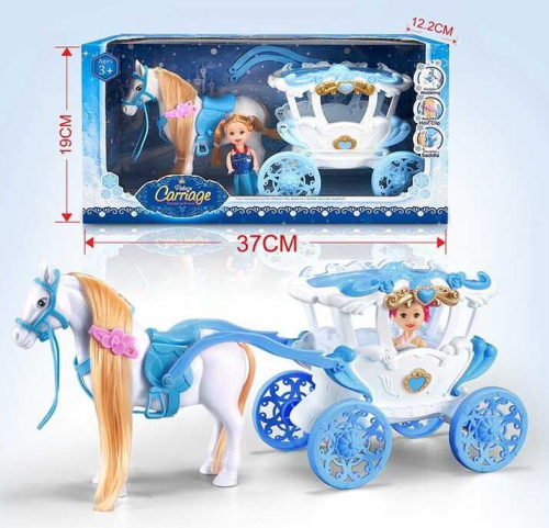 Карета з лялькою 686-816 в коробці
