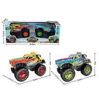 Набір машин HJ 900 2 машинки, металопластик, гумові шини, в коробці