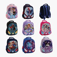 Рюкзак C 72879 розмір: 27х10х33 см, 1 відділення, 3 кишені, на блискавці, пластикові вставки, в пакеті, ВИДАЄТЬСЯ МІКС ВИДІВ