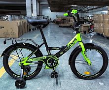 Велосипед дитячий двоколісний Corso MX-70952 «Maxis» (колеса Ø18"/гума, рама: сталь, допоміжні колеса, гальмо ручне, від 6 років)