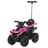 Електроквадроцикл дитячий Bambi Racer M 6123EBLR-8 (каталка-толокар, колеса: EVA, акк. 6V/4,5Ah, мотор: 6V/25W, до 30 км/г, батьк. ручка, до 25 кг)
