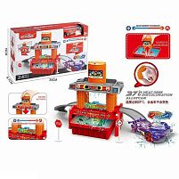 Автомийка 660 S 101 машинка змінює колір, трек, контейнер та бак для води, аксесуари, наліпки, в коробці