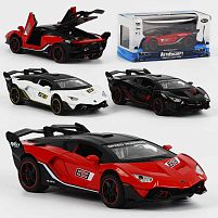 Машина 72009 "Авто Експерт" 3 кольори, металопластик, 1:32, звук, світло, інерція, відчиняються двері, багажник, у коробці, МІКС