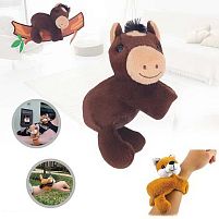 М’яка іграшка-браслет 034-8 чіпляється лапками на руку