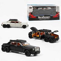 Машинка 62371 "Авто Експерт", 2 види, металопластик, 1:32, звук, світло, інерція, відкриваються двері, в коробці