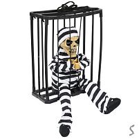 Фігура анімована для Хелловіна "Clown Prisoner" 23.5*10.5*28см (3шт*АА не входять у комплект) Stenson R42545