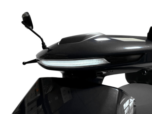 Електроскутер Aima GTX Black (колеса: Ø12", акб: 72V/30Ah/Li-ion/з'ємна, мотор: 2000W, пробіг на одному заряді до 80 км, до 70 км/год, чорний) фото 15