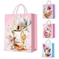 Пакет подарунковий паперовий M "Perfume" 26*32*10см Stenson R97022-M