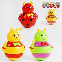 Неваляшка 6004 /6005/6006 3 види, комашка, світло, звук, у пакеті