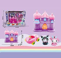 Набір героїв YQ 503 2 фігурки героїв, замок, машинка, в коробці