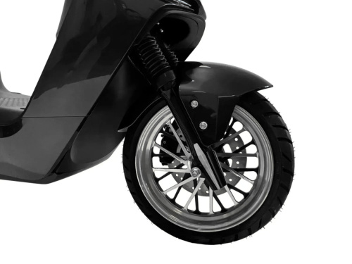 Електроскутер Aima GTX Black (колеса: Ø12", акб: 72V/30Ah/Li-ion/з'ємна, мотор: 2000W, пробіг на одному заряді до 80 км, до 70 км/год, чорний) фото 5