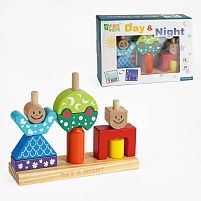 Логічна гра C 60366 “День/ніч”, книжка із завданнями, в коробці