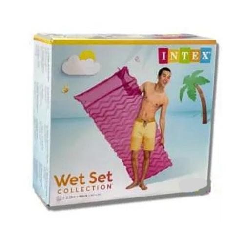 Матрас надувний для плавання Intex 58807 EU «Хвиля» (15*86*229 см, підголовник, вік 8+, до 100 кг) фото 9