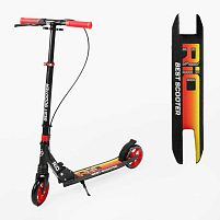 Самокат двоколісний Best Scooter R-80960 «Rio» (колеса: передні Ø5,7"/заднє Ø5,7"/PU, рама: алюміній/складна, до 60 кг)