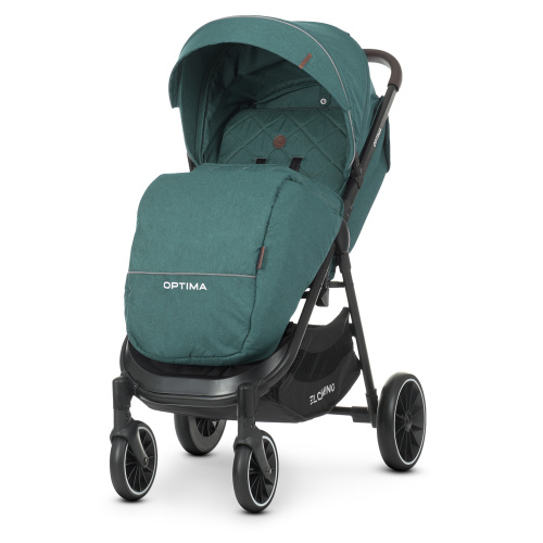 Коляска дитяча прогулянкова El Camino ME 1083 OPTIMA Forest Green фото 12