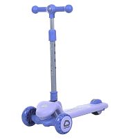 Самокат триколісний iTrike JR3-172-V «Maxi Big» (колеса: передні Ø4,7"/заднє Ø3,34"/PU, рама: пластик, підсвітка, музика, до 25 кг)