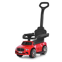 Каталка-толокар Bambi M 6252EL-3 (колеса: Ø5,5"/EVA, батьк. ручка, страхувальний бампер, сидіння: екошкіра, музика, до 30 кг)