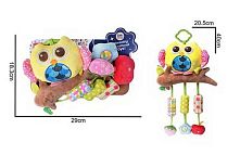 Брязкальце 688 M40 текстильне, мелодія вітру, пискавка, підвіски, кільця, кріплення для підвішування, в пакеті