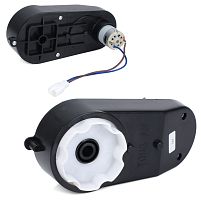 Рульовий редуктор для дитячого електромобіля в зборі з мотором Bambi Racer M 6038-ST GEAR (12V, RPM8000, вісь: Ø10 мм, ↔17 см)