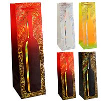 Пакет подарунковий паперовий "Bottle" 11*38*11см Stenson (YM01603)