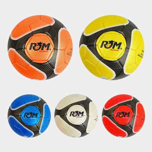 М`яч футбольний C 55996 (50) 5 видів, вага 320-340 грам, матеріал TPU, гумовий балон, розмір №5