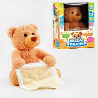 Інтерактивний ведмідь "Веселі хованки" 45973 "TK Group", ОЗВУЧУВАННЯ УКРАЇНСЬКОЮ МОВОЮ, говорить, грає у хованки, у коробці