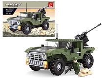 Конструктор AUSINI 22508 "Військова техніка", 303 елемента, у коробці