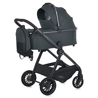 Коляска дитяча прогулянкова El Camino ME 1183 RIVIERA Asphalt Gray (універсальна, 2в1)