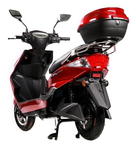 Електроскутер Aima Big Bull Red (колеса: Ø10", акб: 72V/32Ah/Lead-Acid, мотор: 1200W, пробіг на одному заряді до 65 км, до 50 км/год, червоний) фото 9