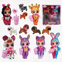 Лялька 216 6 видів, гумова, висота 20 см, говорить, сміється, плаче, знімний одяг, рухливі кінцівки, пляшечка, пустушка, 2 песики, в коробці, В