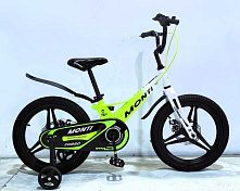 Велосипед дитячий двоколісний Corso MT-18422 «Monti» (колеса Ø18"/гума, рама: магній, допоміжні колеса, гальмо ручне, від 6 років)