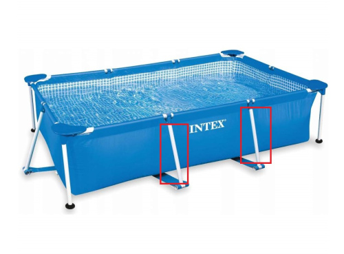 Балка Intex 11877 (горизонтальна, тип: «T», ↔580 мм, Ø30/32.5 мм, до каркасних прямокутних басейнів серії Rectangular Metal Frame ▭260*160*65 см) фото 4