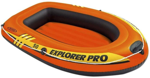 Човен надувний Intex 58354 «Explorer Pro 50» (23*85*137 см, гребний, дитячий, одномісний, трикамерний, надувне дно, до 40 кг) фото 2