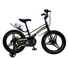 Велосипед дитячий двоколісний Corso SM-18915 «Stream» (колеса Ø18"/гума, рама: магній, допоміжні колеса, гальмо ручне, від 6 років)