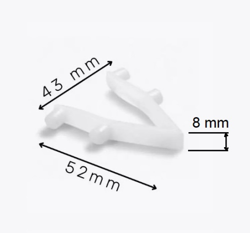 Фіксатор пружинний Intex 10382 (для кріплення U-подібних балок каркасу басейну, підходить для серії Rectangular Ultra Frame, Oval Frame) фото 3