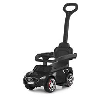 Каталка-толокар Bambi M 6255EL-2 (колеса: Ø5,5"/EVA, батьк. ручка, страхувальний бампер, сидіння: екошкіра, музика, до 30 кг)