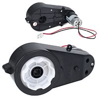 Редуктор колеса в зборі з мотором для дитячого електромобіля Bambi Racer M 6301-L-GEAR BOX (лівий, 12V, RPM10000, отвір під вісь: Ø10 мм, ↔19 см)