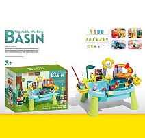 Риболовля WD 813 B 59х33х42 см, 39 елементів, автоматична подача води, вудочка, рибки, спуски, на батарейках, в коробці