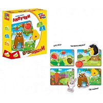 Гра з липучками "Вкусняшки" - VT 1302-22 / укр / "Vladi Toys"