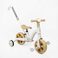 Велосипед дитячий двоколісний Best Trike BT-10215 (колеса Ø10"/PU, рама: алюміній, доп. колеса, з’ємні педалі, батьківська ручка, 1-5 років, до 25 кг)