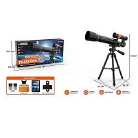 Телескоп 1003-1 2 додаткові лінзи, штатив, інструкція, допоміжний об’єктив, в коробці