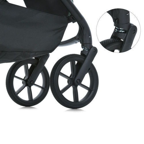 Коляска дитяча прогулянкова El Camino ME 1191 CHLOE Black фото 3